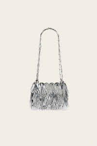 Rabanne - Women's Sparkle Nano Metallic Fur Bag