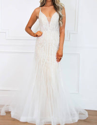 Cinderella Divine - Dahlia Beaded Mermaid Wedding Dress