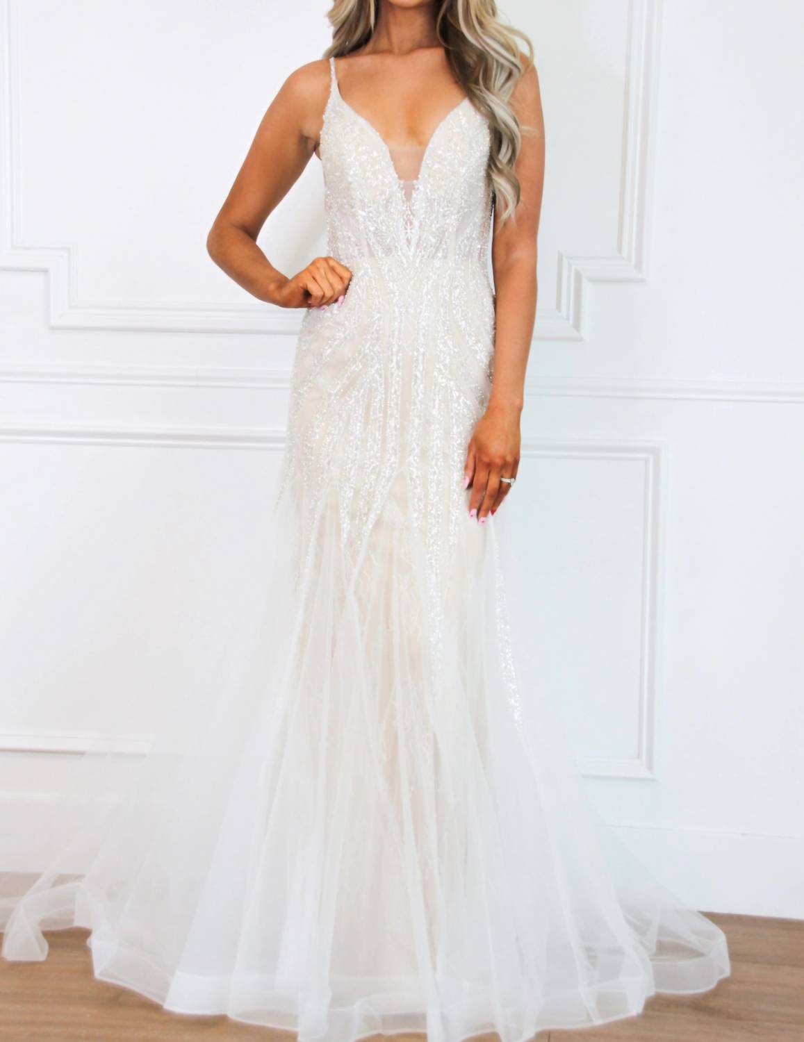 Cinderella Divine - Dahlia Beaded Mermaid Wedding Dress