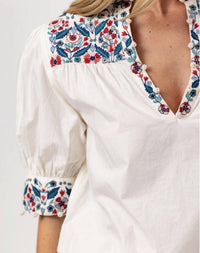 sundays MATILDA TOP in white - women's t-shirt - detail view
