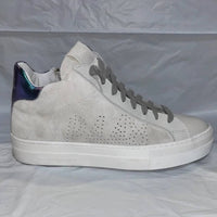 P448 Women's Thea Mid Cloud Sneakers in white gray - women's sneaker