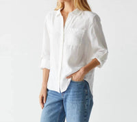 Michael Stars - Spencer Linen Button Down Top