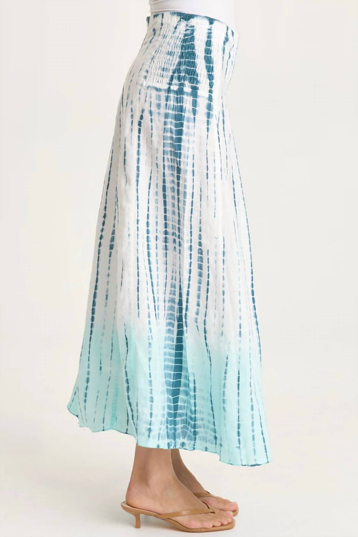 Xcvi - Blake Linen Smocked Skirt-Dress