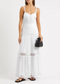 Charo Ruiz - Giogia Lace-trimmed Long Dress