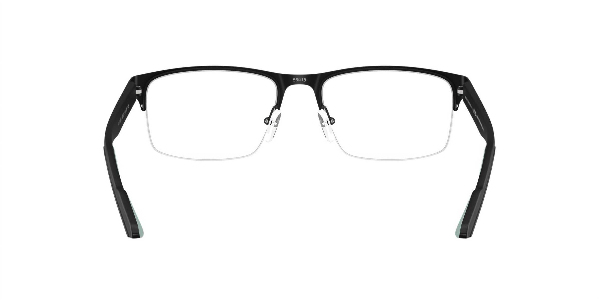 Armani Exchange Men's Ax1068 6000 Eyeglasses Frame in matte black - men's accessory - view 5
