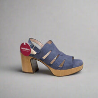 Wonders - Women's L-1422 Suede Platform Sandal