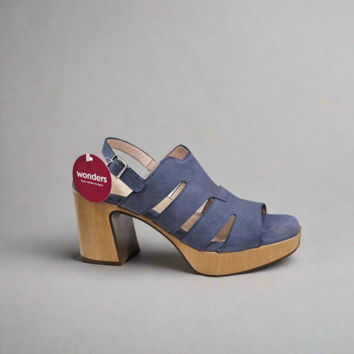 Wonders - Women's L-1422 Suede Platform Sandal