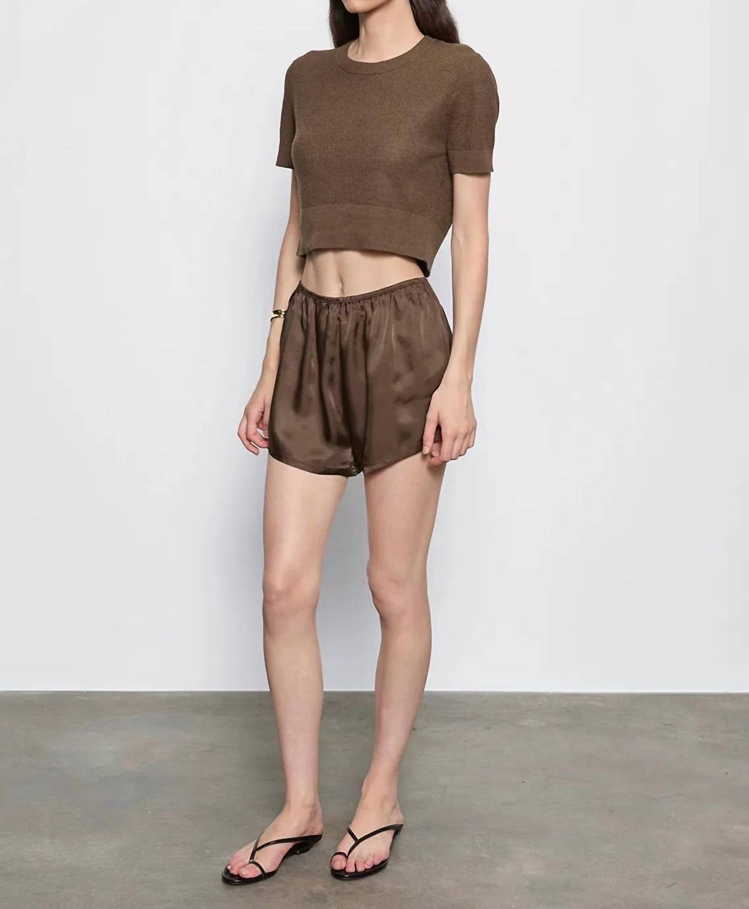 Enza Costa - Fluid Twill Slip Short