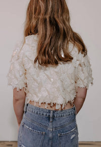 Storia - Celina Tulle Floral Top