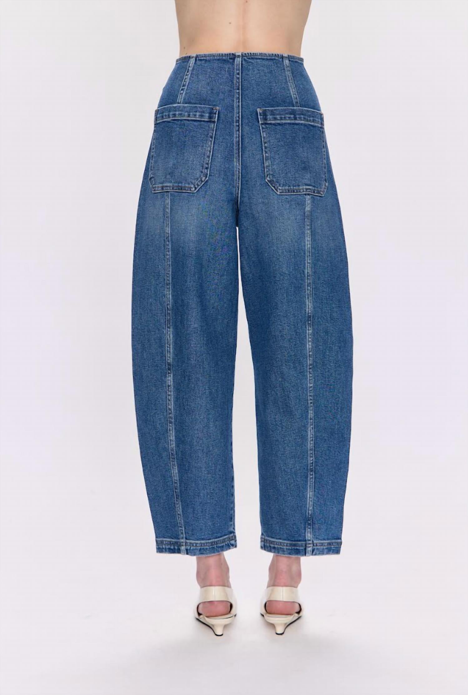Pistola - Women's Blair High Rise Seamed Barrel Jeans