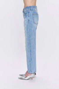 PISTOLA Lexi Studded Jeans in aries - women's jeans - detail view