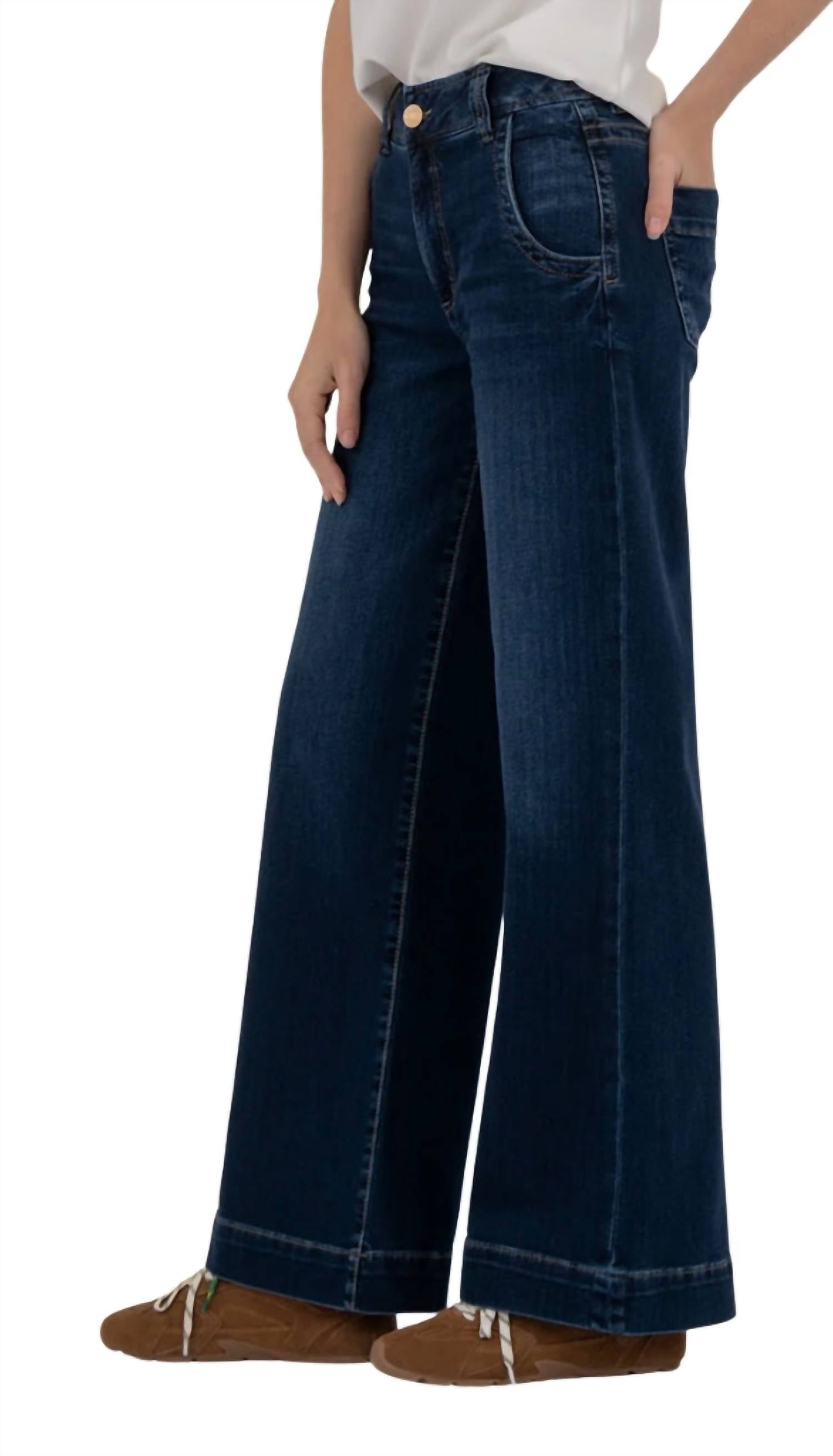 Kut From The Kloth - Meg High Rise Over Size Wide Leg Jeans