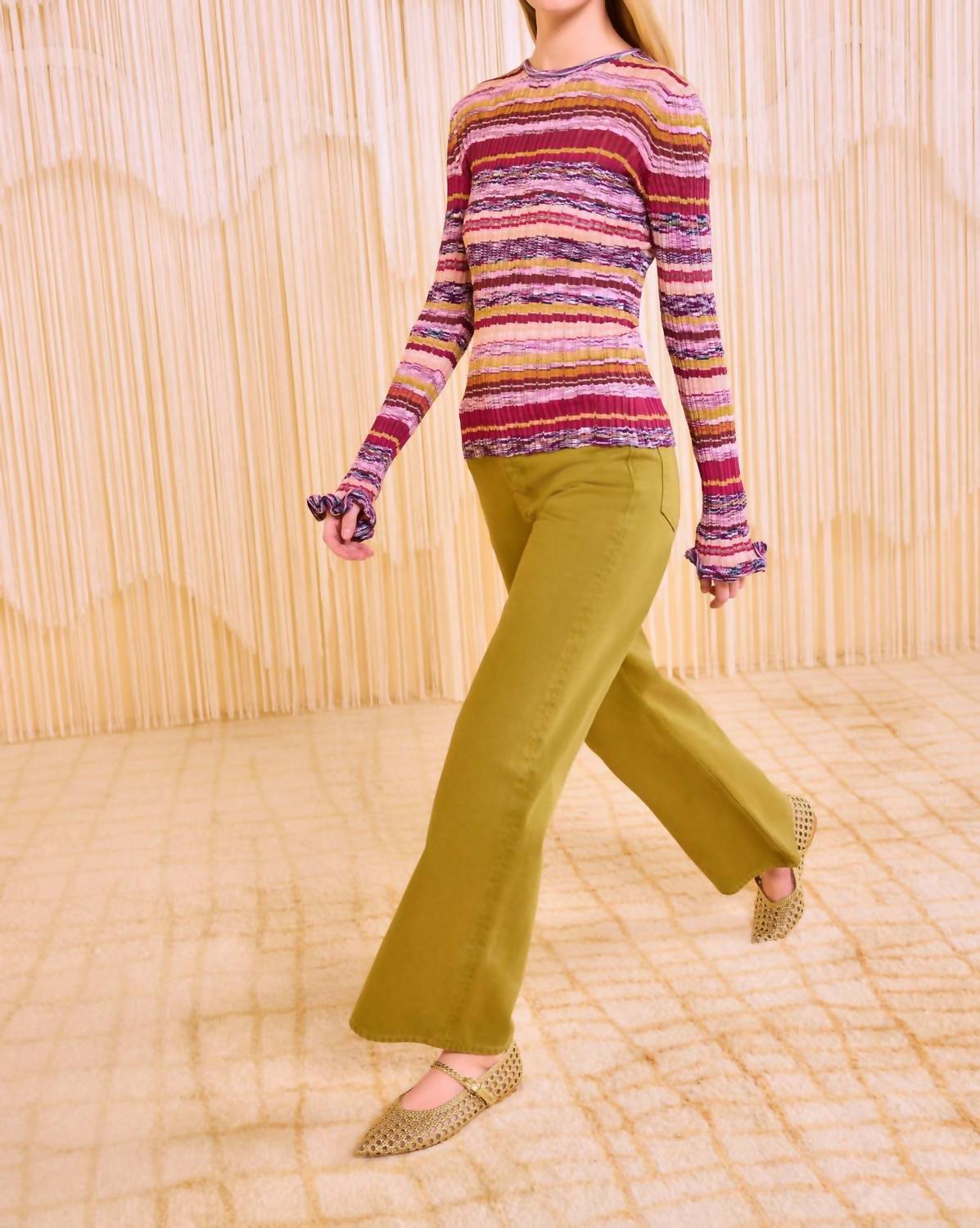 Ulla Johnson - Maci Long Sleeve Knit Pullover Sweater