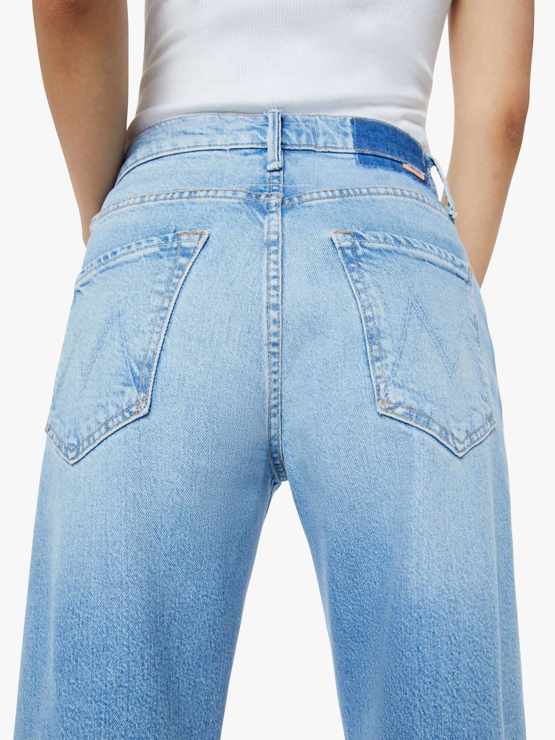 Mother - Lasso Wide-leg Sneak Jeans