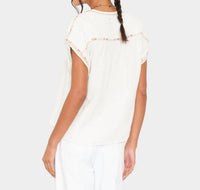 XIRENA Danika Top in claystone - women's t-shirt - alternate view