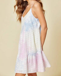 Tie Dye Eyelet Dress