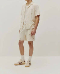 Kuwalla - Embroidered Floral Button Down Shirt