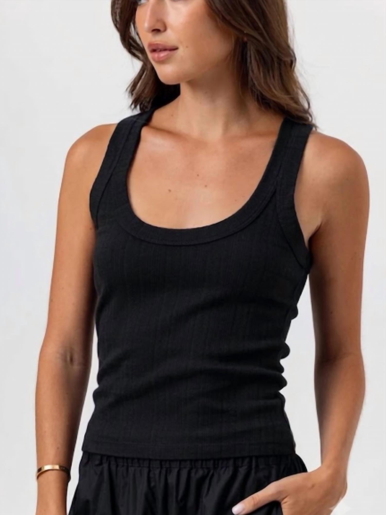 Sundays - Pointelle Danny Tank Top
