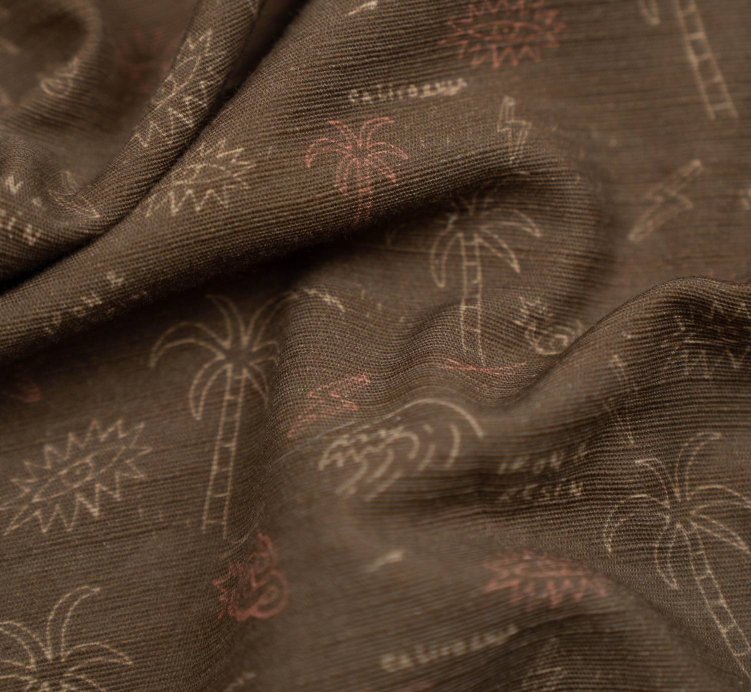 Iron & Resin Men's California Shirt in brown - men's shirt - view 5