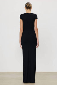 Eterne - Cap Sleeve Maxi Dress