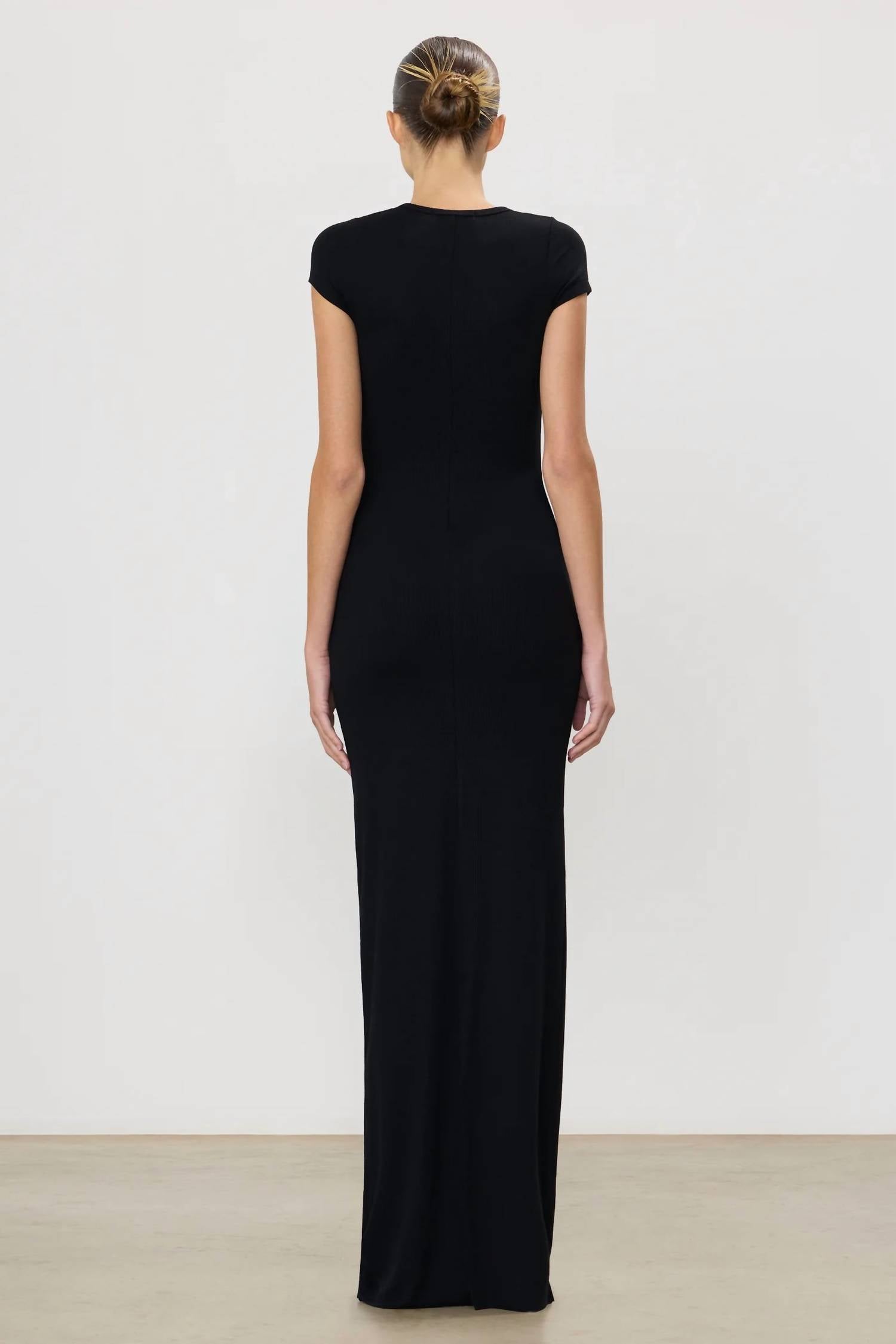 Eterne - Cap Sleeve Maxi Dress