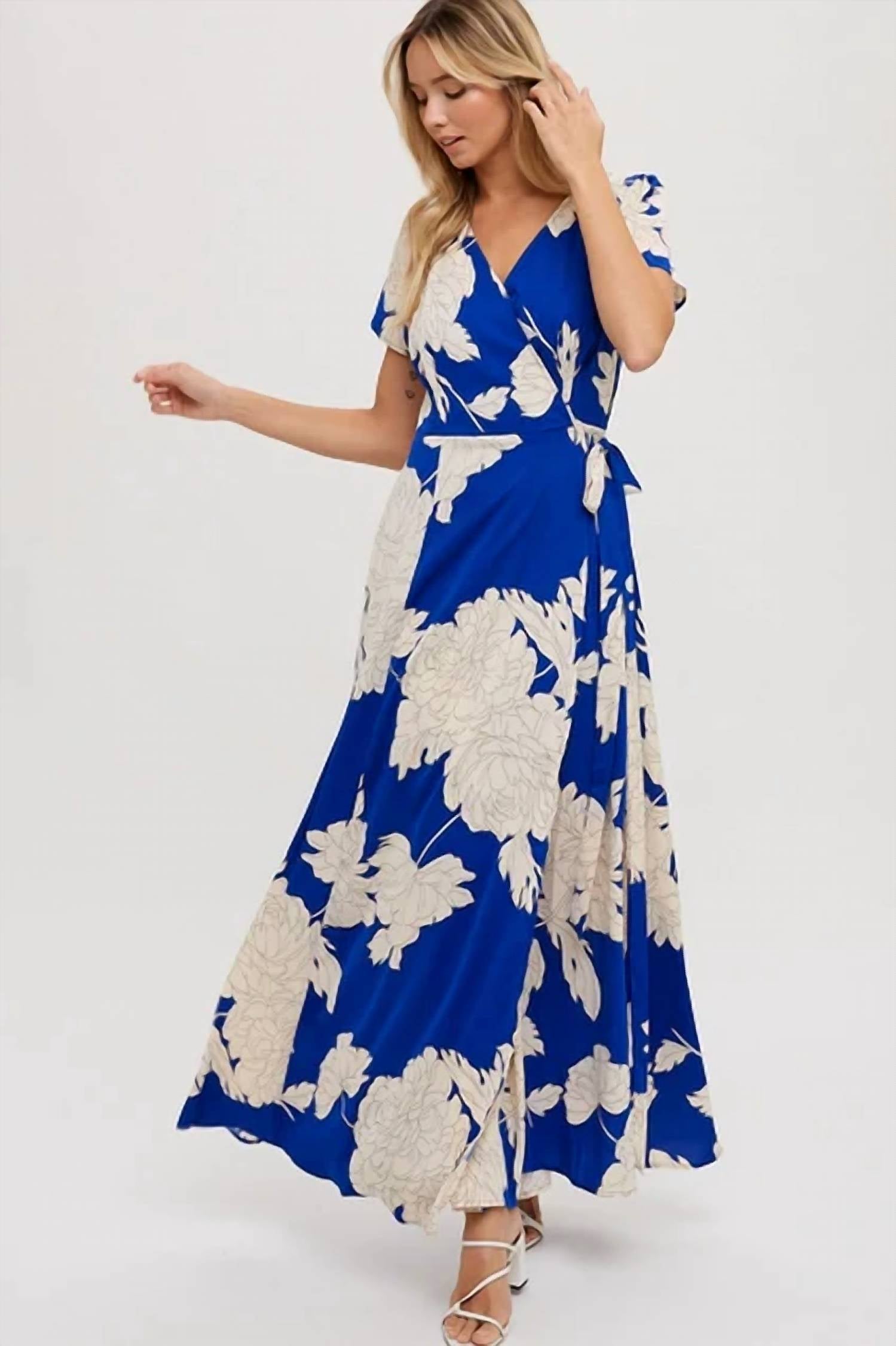 Bluivy - Coastal Maxi Wrap Dress