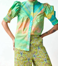 Hope For Flowers - Short Sleeve Smocked Shirt
