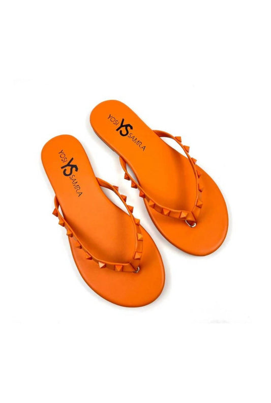 Yosi Samra - Women's Rivington Stud Flip Flops