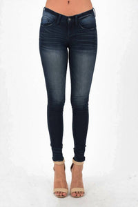Judy Blue Skinny Denim Jeans in dark - women's jeans