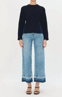 SIMKHAI Maeve Pullover Sweater in midnight - women's sweater