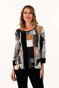 Lemon Grass - Grey Mix Reversible top