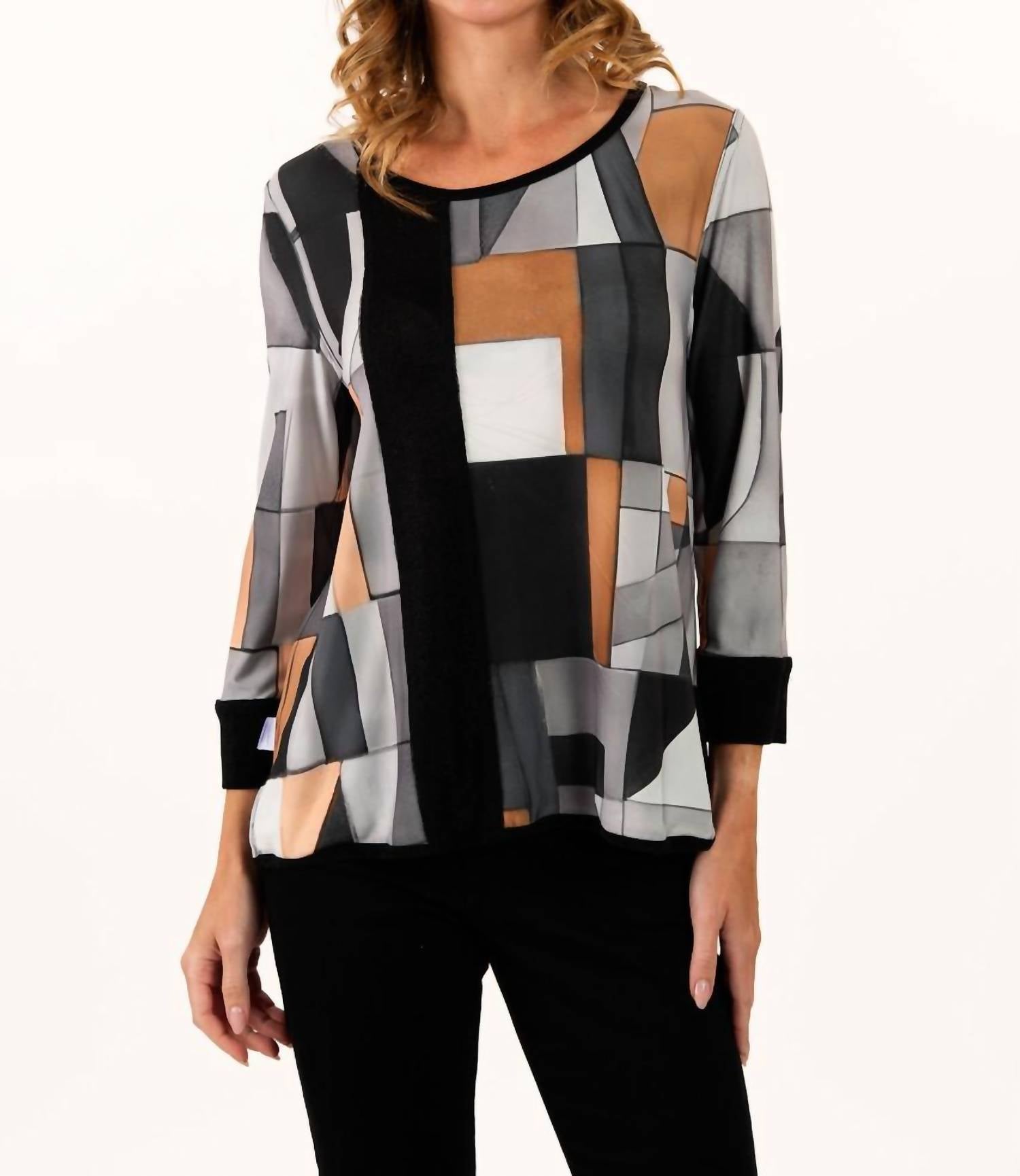 Lemon Grass - Grey Mix Reversible top