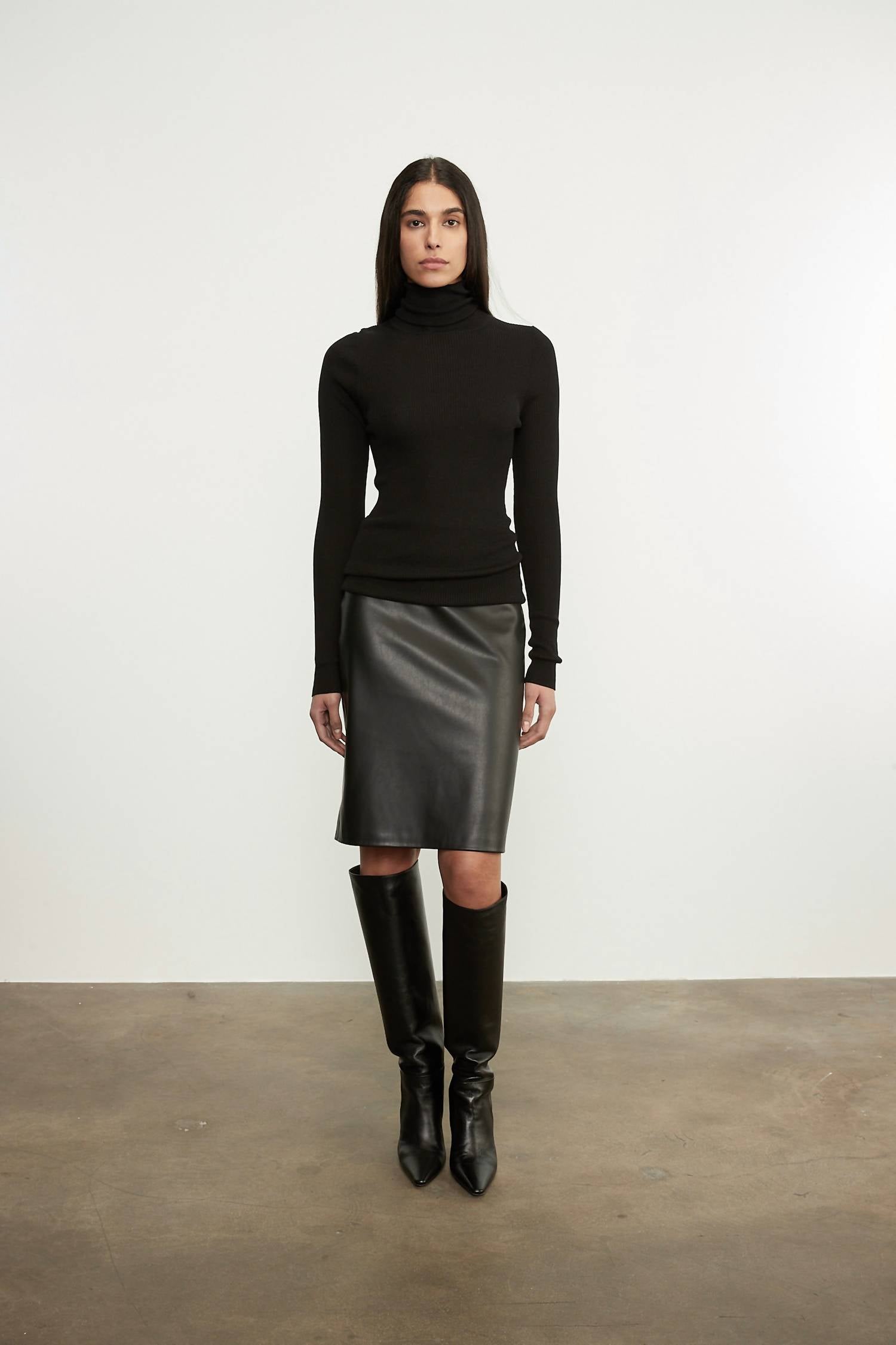 Enza Costa - LAYERING TURTLENECK SILK SWEATER
