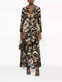 Farm Rio - Snake Garden Maxi Dress