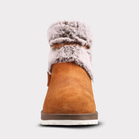 Lamo Women's Bailee Suede Zip-up Wedge Boot in hickory - women's shoe - alternate view