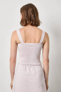 Lilla P - Striped Smocked Tank