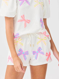 Mary Square - Tina Sequin Top And Short Set