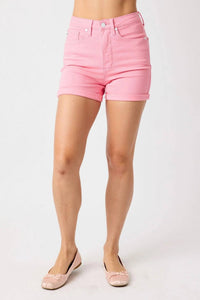 Judy Blue - Tummy Control Cuffed Shorts