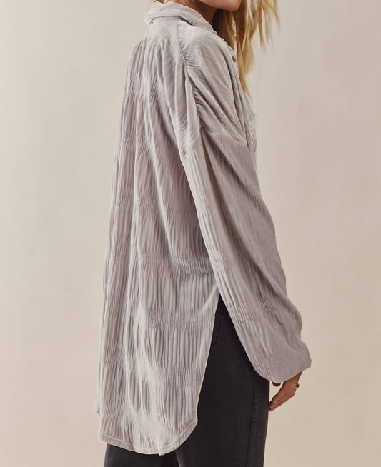 Free People - My Best Long Sleeve Button Front Top