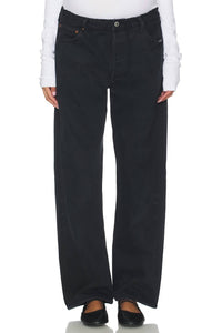 Aligrace - Vintage Maternity Baggy Jeans