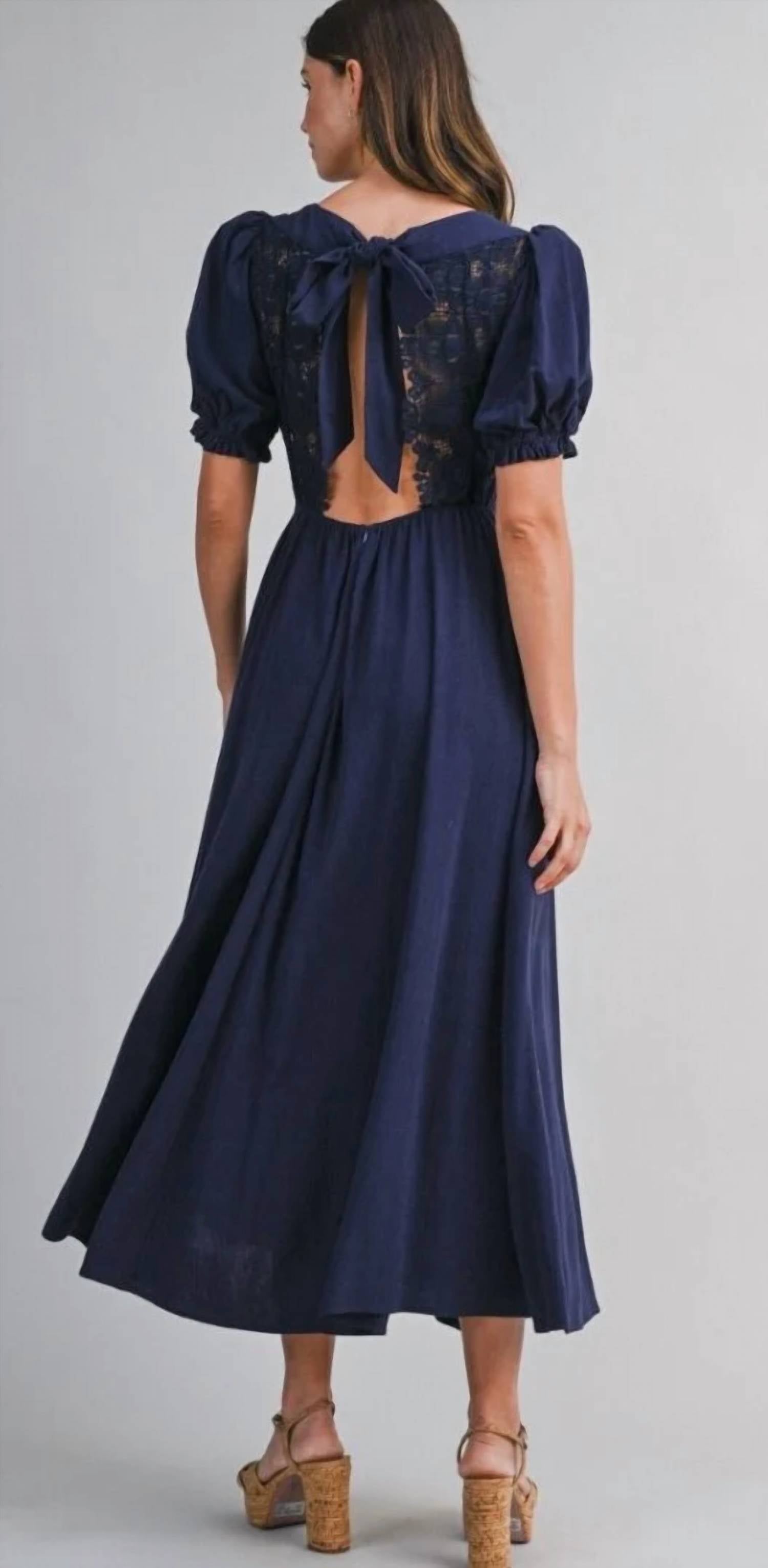 Mable - Grace Lace Midi Dress