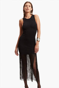 Bardot - Torance Tassel Knit Midi Dress