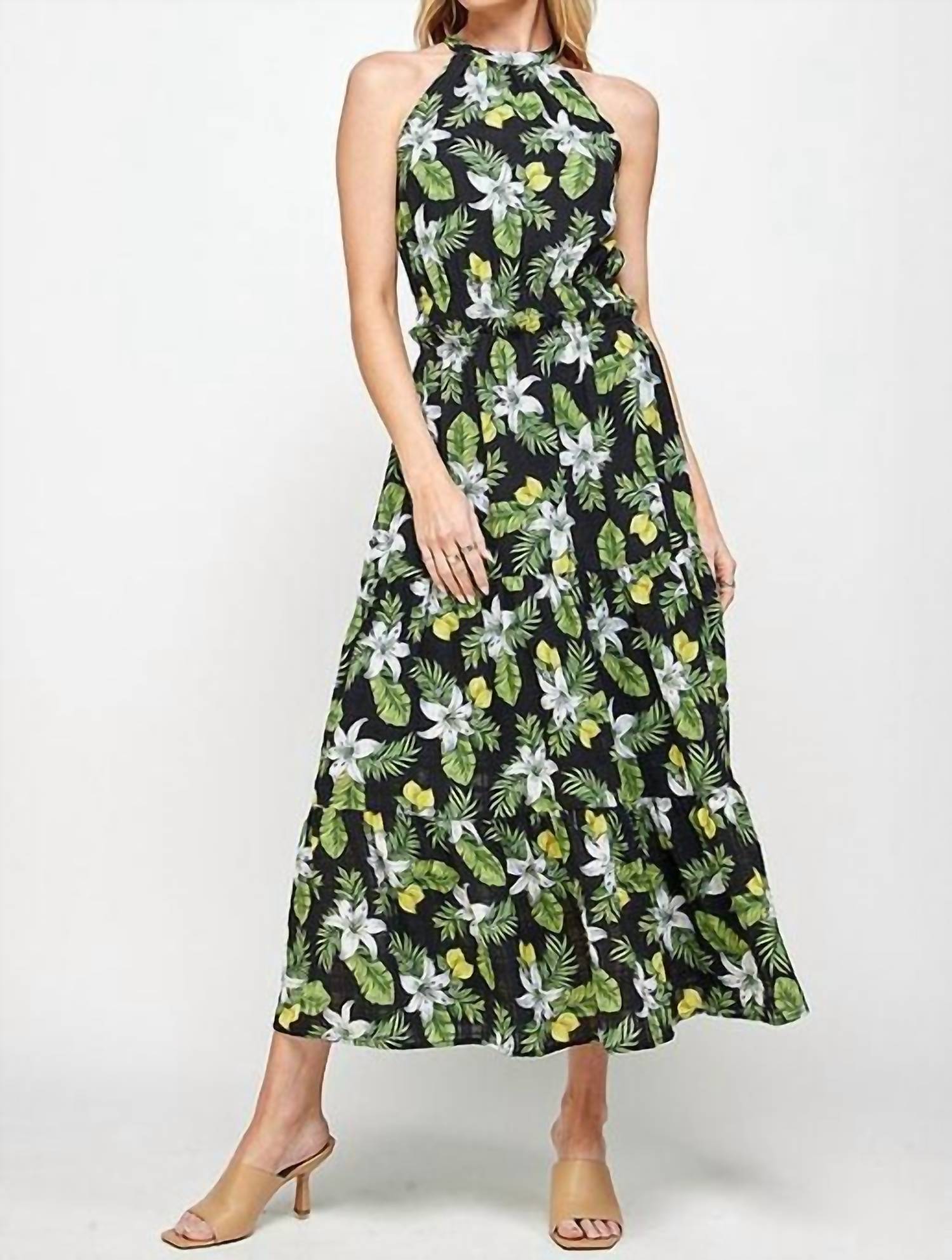 Ellison - Maxi Halter Dress