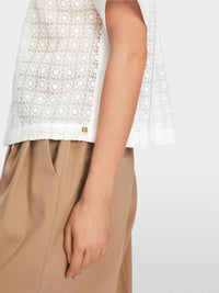 Marc Cain - Lace Blouse In Boxy Cut