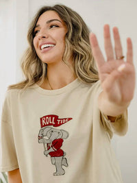 Livylu - Vintage Bama Mascot Flag Tee