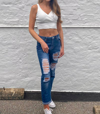 Iris - Elizabeth Distressed Jeans