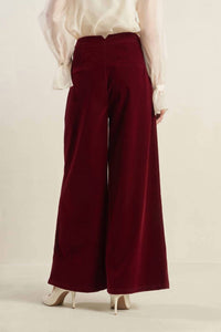Freemarket - Coy Charm Velvet Wide Leg Pant