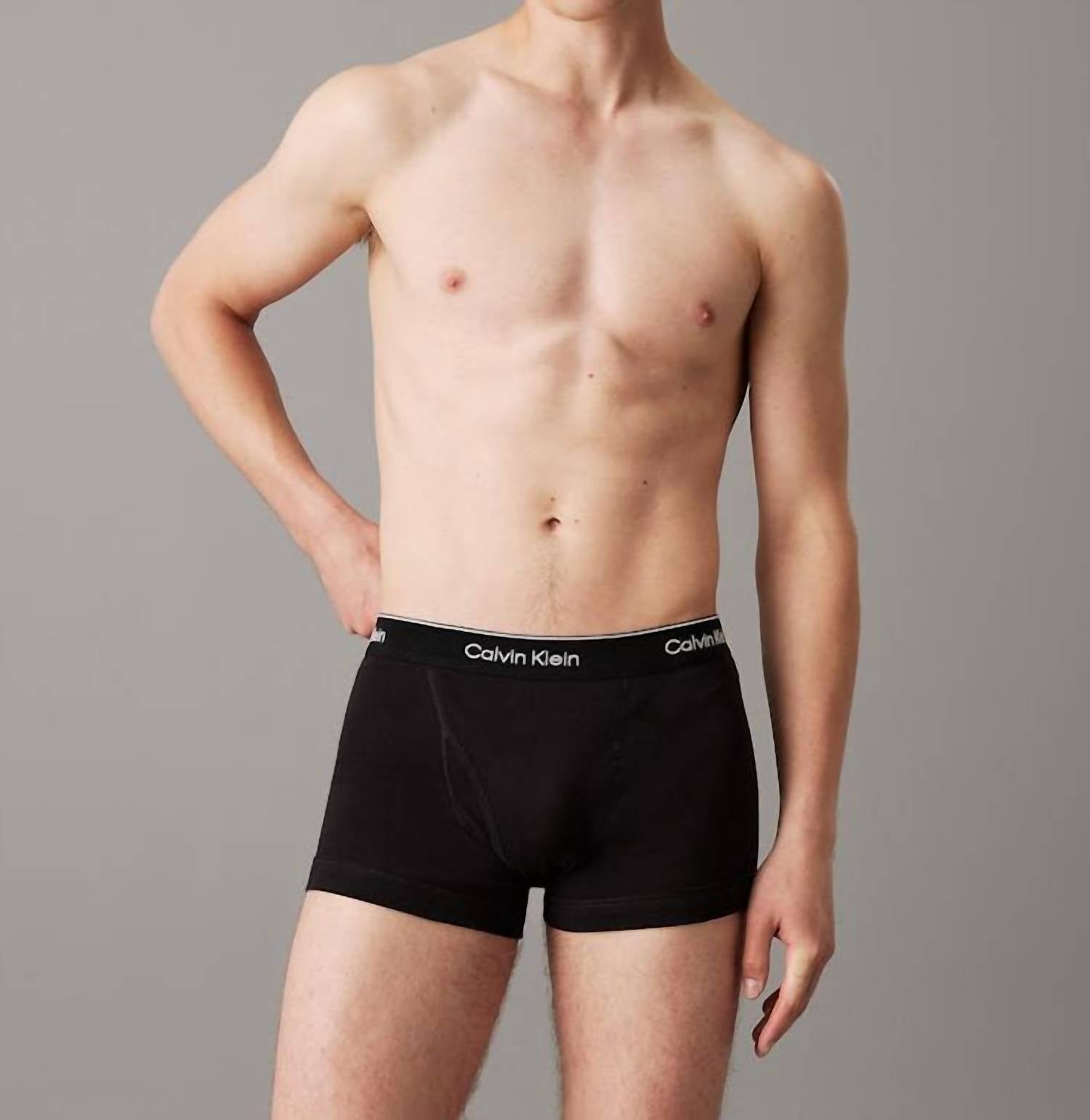 Calvin Klein - Men's Underwear Cotton Classics Trunk - 3 Pack