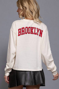 Active Basic - Long Sleeve Printed Detail Top