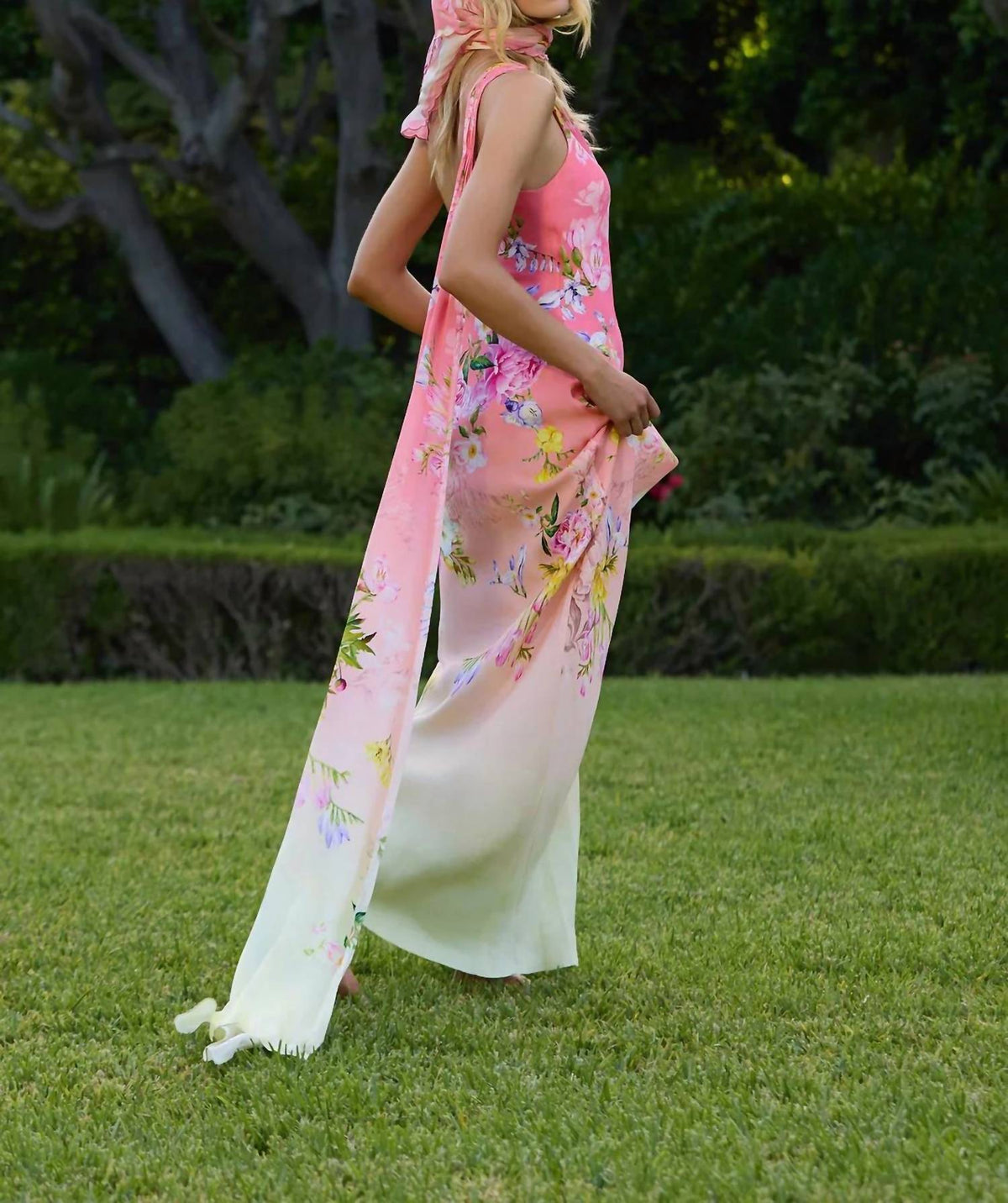 Hemant & Nandita - Avya One Shoulder Sash Dress